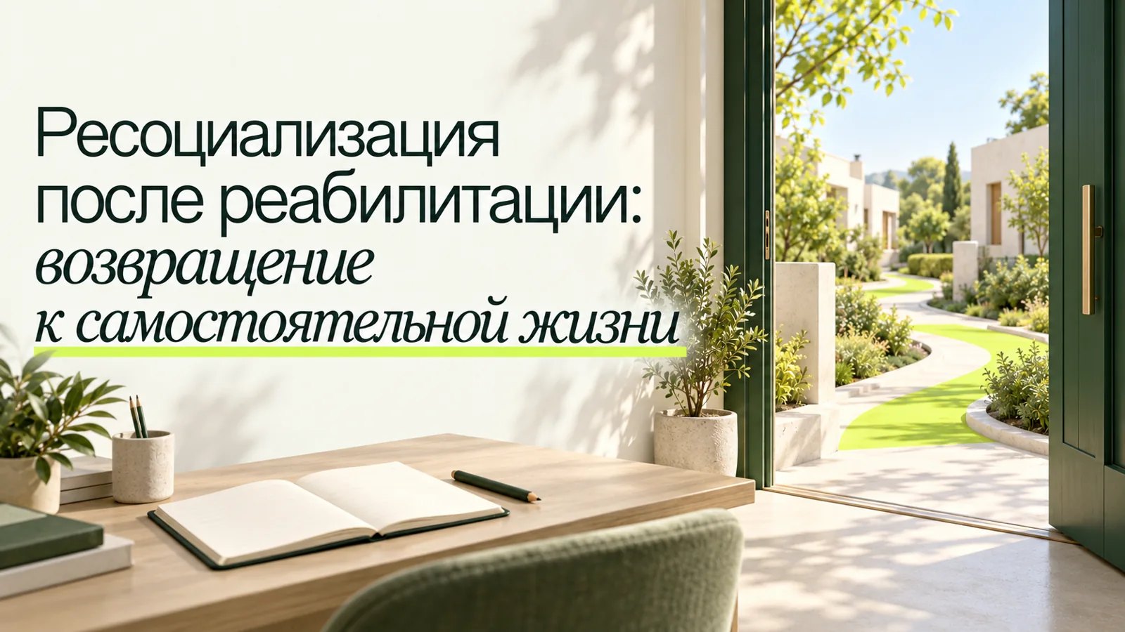 Иллюстрация к статье «Ресоциализация после реабилитации: возвращение к самостоятельной жизни»